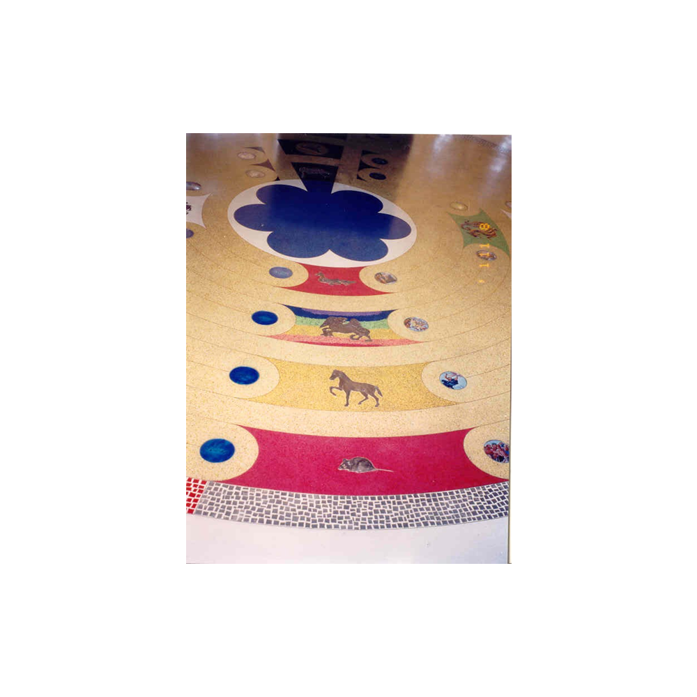 世界宗教博物館於2000年完工，使用的材料是由General Polymers Corp.所生產的，General Polymers Corp. 是由 Bob Cain在1966年創立，Bob Cain亦在1993年創立現在祥上的合作對象Key Resin Corp.